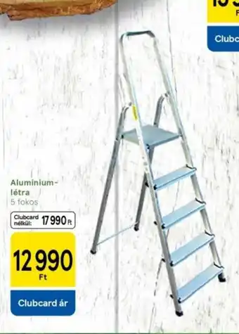 Tesco Aluminium- létra ajánlat