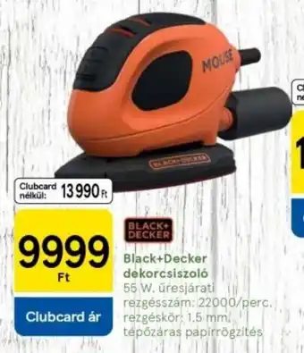 Tesco Black+Decker dekorcsiszoló ajánlat