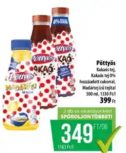 Coop Pöttyös Kakaós tej ajánlat