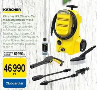 Tesco Kärcher K3 Classic Car magasnyomású mosó ajánlat