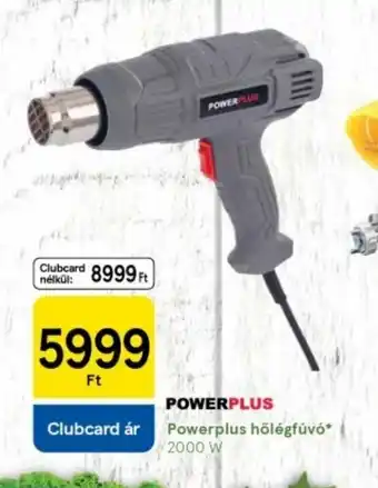 Tesco Powerplus hőlégfúvó ajánlat