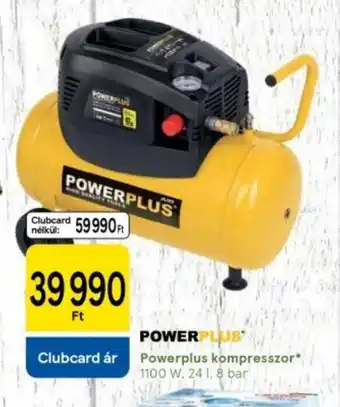 Tesco Powerplus kompresszor ajánlat