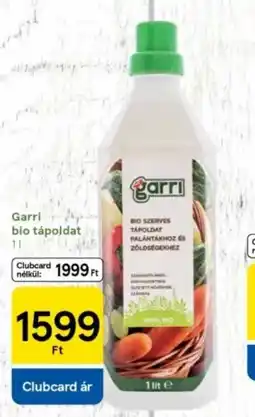 Tesco Garri bio tápoldat ajánlat