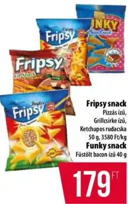 Coop Fripsy snack, funky snack ajánlat