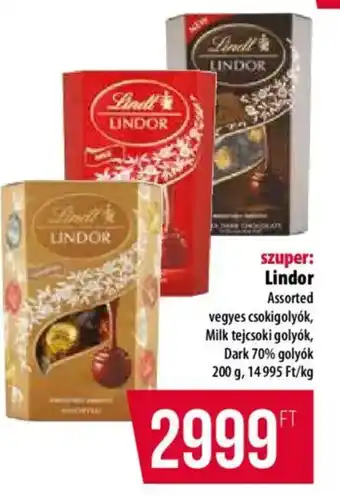 Coop Lindor ajánlat