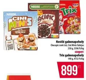 Coop Nestlé gabonapehely, trix gabonapehely ajánlat