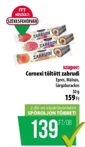 Coop Cornexi töltött zabrudi ajánlat