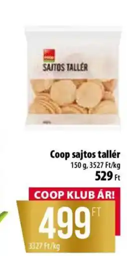 Coop Coop sajtos tallér ajánlat