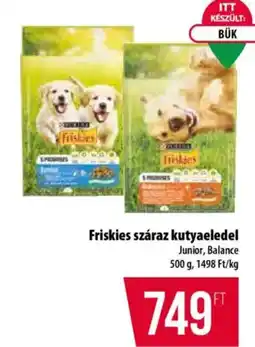 Coop Friskies száraz kutyaeledel ajánlat