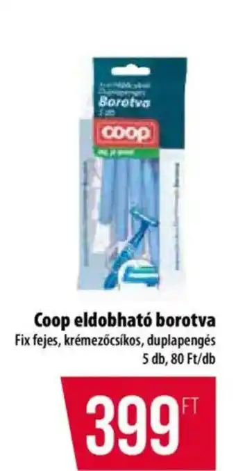 Coop Coop eldobható borotva ajánlat