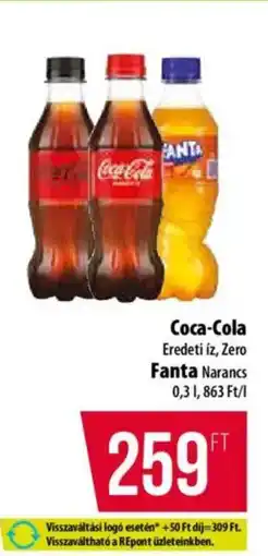 Coop Coca-Cola, fanta ajánlat