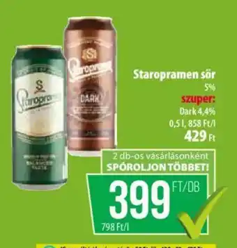 Coop Staropramen sör ajánlat