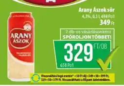 Coop Arany Ászok sör ajánlat