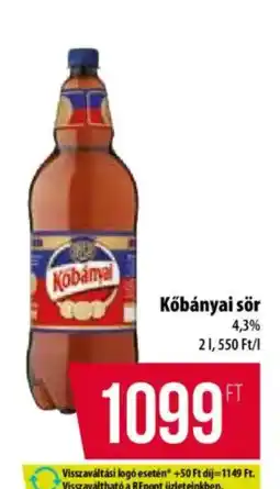 Coop Kőbányai sör ajánlat