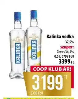 Coop Kalinka vodka ajánlat