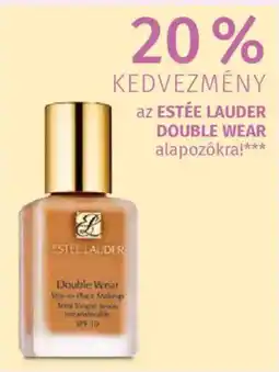 Müller kedvezmény az Estée Lauder Double Wear alapozókra! ajánlat