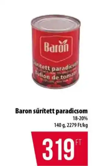 Coop Baron sűrített paradicsom ajánlat