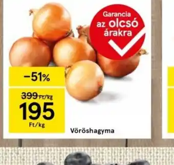 Tesco Vöröshagyma ajánlat