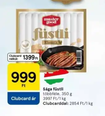 Tesco Mester Good füstli kolbász ajánlat