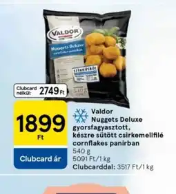 Tesco Valdor Nuggets Deluxe ajánlat