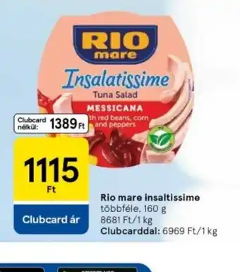 Tesco Rio mare Insalatissme Tuna Salad Messicana ajánlat