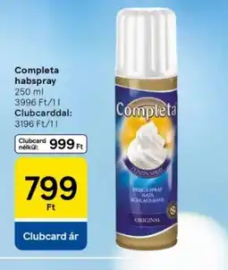 Tesco Completa habspray ajánlat