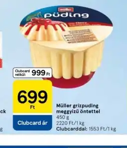 Tesco Müller grizspuding ajánlat