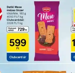 Tesco Detki Mese mézes linzer ajánlat