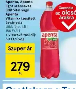 Tesco Apenta light szénsavas üdítőital ajánlat