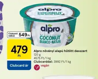 Tesco Alpro növényi alapú hűtött desszert ajánlat