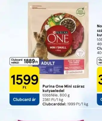 Tesco Purina One Mini száraz kutyaeledel ajánlat