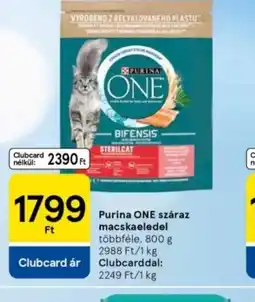 Tesco Purina ONE Bifensis szára macskaeledel ajánlat