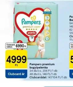 Tesco Pampers Premium Care Pants ajánlat