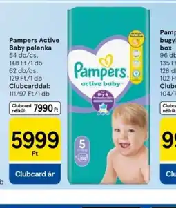 Tesco Pampers Active Baby pelenka ajánlat