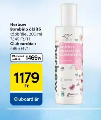 Tesco Herbow Bambino Öblítő ajánlat