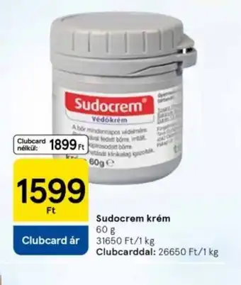 Tesco Sudocrem krém ajánlat