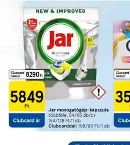 Tesco Jar mosogatgép-kapszula ajánlat