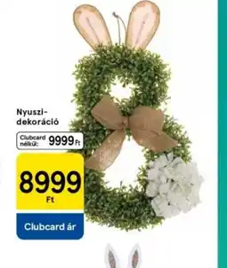 Tesco Nyuszi-dekoráci ajánlat