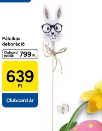 Tesco Pülikás dekoráci ajánlat