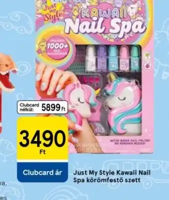 Tesco Just My Style Kawaii Nail Spa ajánlat