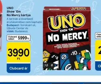 Tesco UNO Show 'Em No Mercy kártya ajánlat