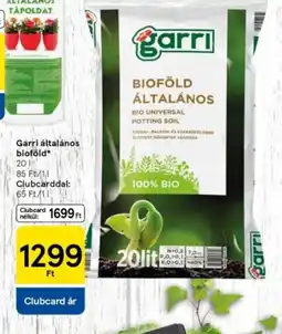 Tesco Garri Bioföld Általános ajánlat