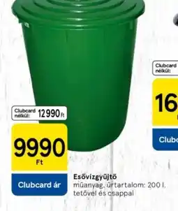Tesco Esővízgyűjtő ajánlat