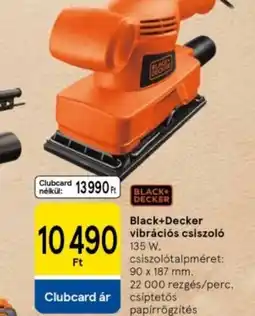 Tesco Black+Decker vibrácis csiszol ajánlat