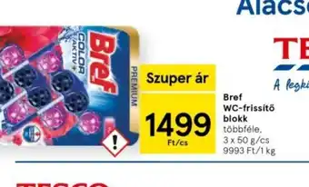 Tesco Bref WC-tisztít blokk ajánlat