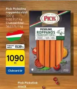 Tesco Pick Pickolino roppans virsli ajánlat