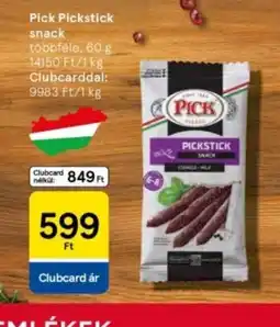 Tesco Pick Píckstick snack ajánlat