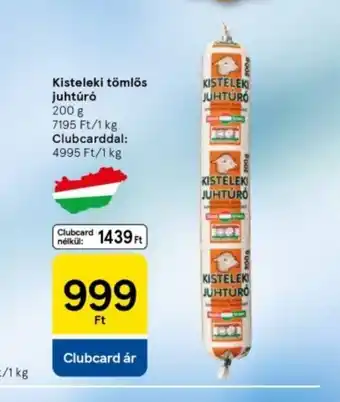 Tesco Kisteleki tömött juhtúrs ajánlat