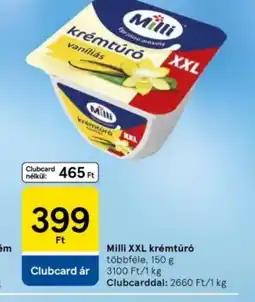 Tesco Milli XXL krémtúr ajánlat