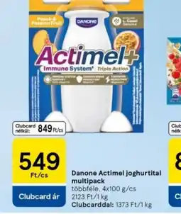 Tesco Danone Actimel Joghurt ital multipack ajánlat